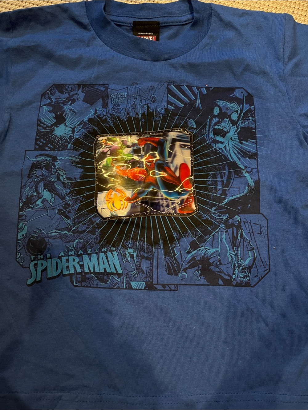 T-shirt Spider-Man toddler boys size 3T cotton Mad Engine